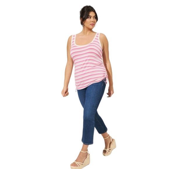 Torrid Super Soft Scoop Neck Side Tie Tank - Picture 7 of 7